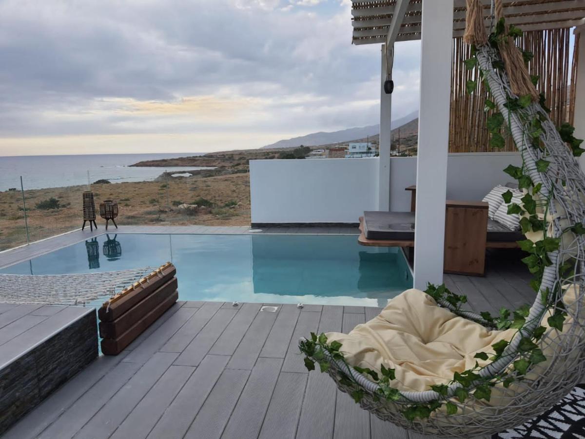 Tramonto Luxury Villa No2 - Breathtaking Sunset View Finíki Kültér fotó