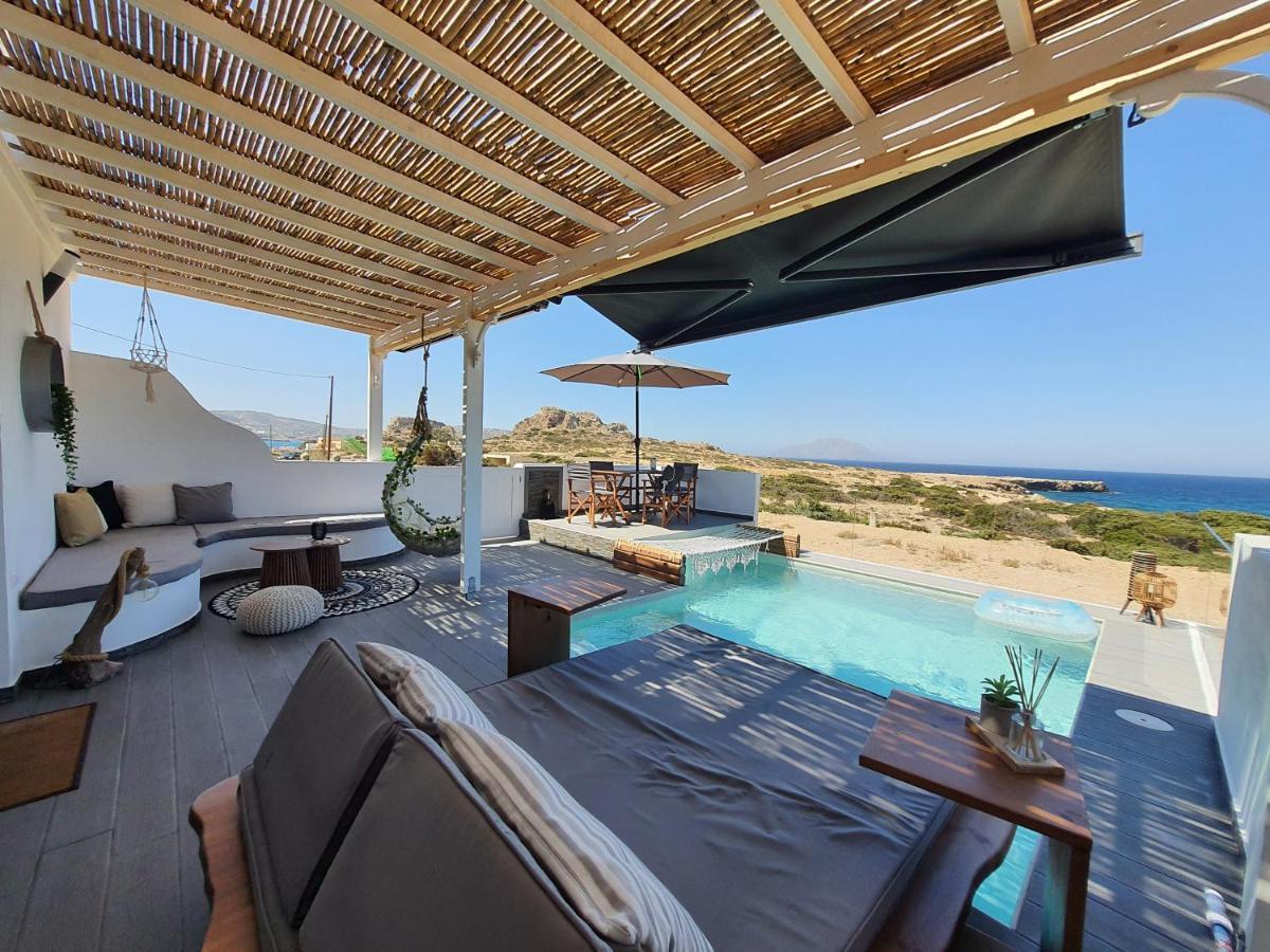 Tramonto Luxury Villa No2 - Breathtaking Sunset View Finíki Kültér fotó