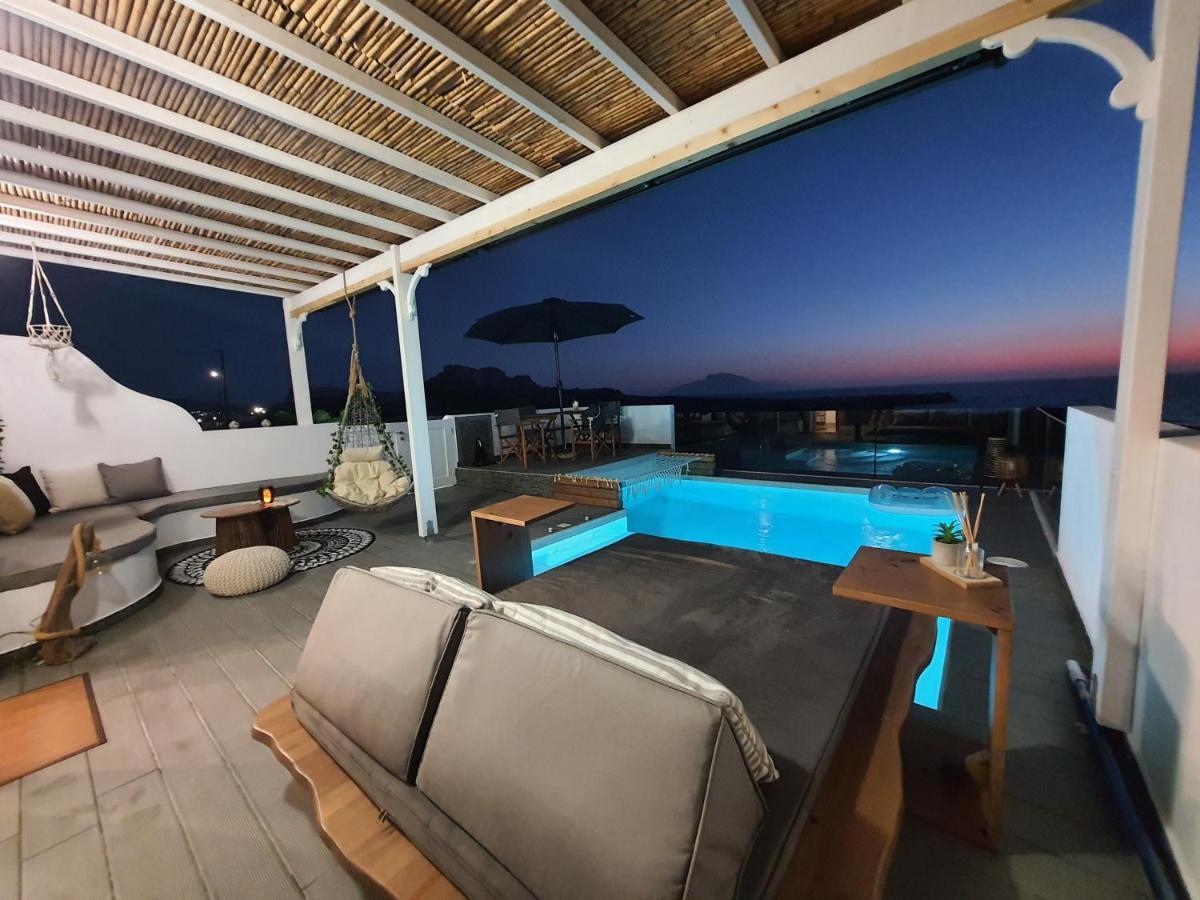 Tramonto Luxury Villa No2 - Breathtaking Sunset View Finíki Kültér fotó