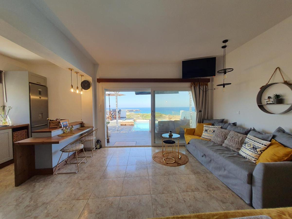 Tramonto Luxury Villa No2 - Breathtaking Sunset View Finíki Kültér fotó